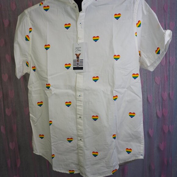 Denim & Flower Ricky Singh Button Heart Shirt - Picture 4 of 13